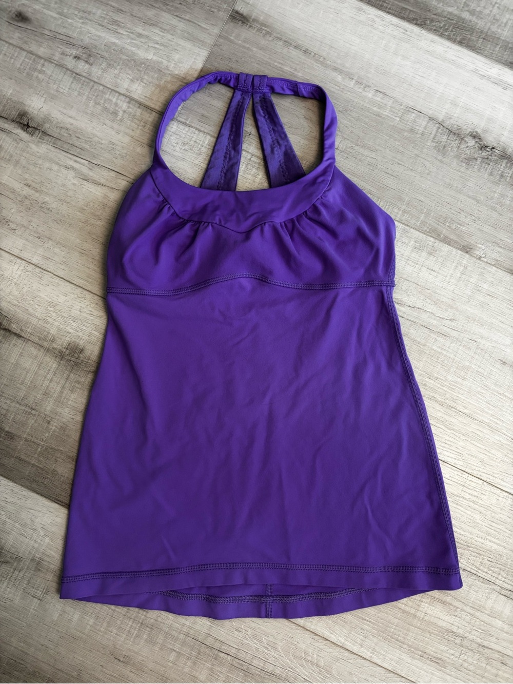 Lululemon Purple Racerback Athletic Tank Running Workout Top Sz 6